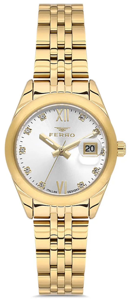 Ferro FL21618AWT-B Gold Stainless Steel Bracelet