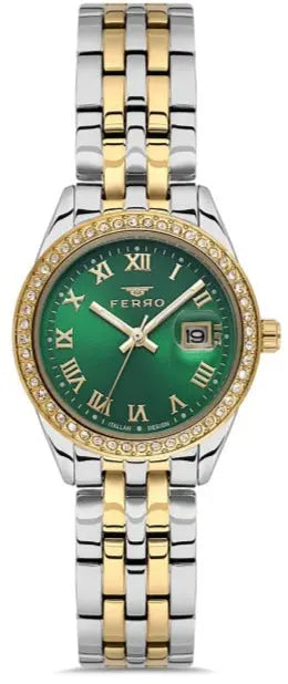 Ferro FL21619AWT-D6 Two Tone Stainless Steel Bracelet