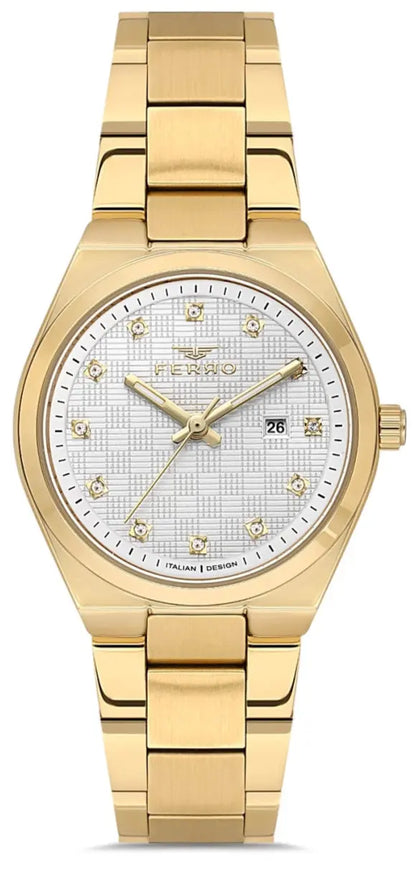 Ferro FL21631AWT-B Gold Stainless Steel Bracelet