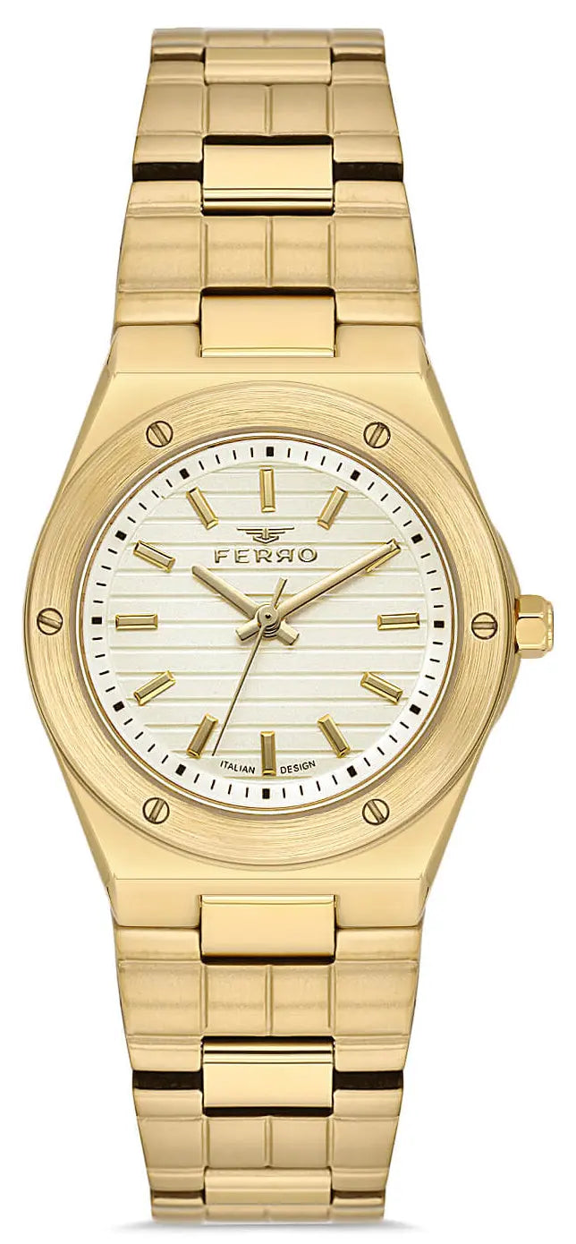 Ferro FL21643AWT-B Gold Stainless Steel Bracelet