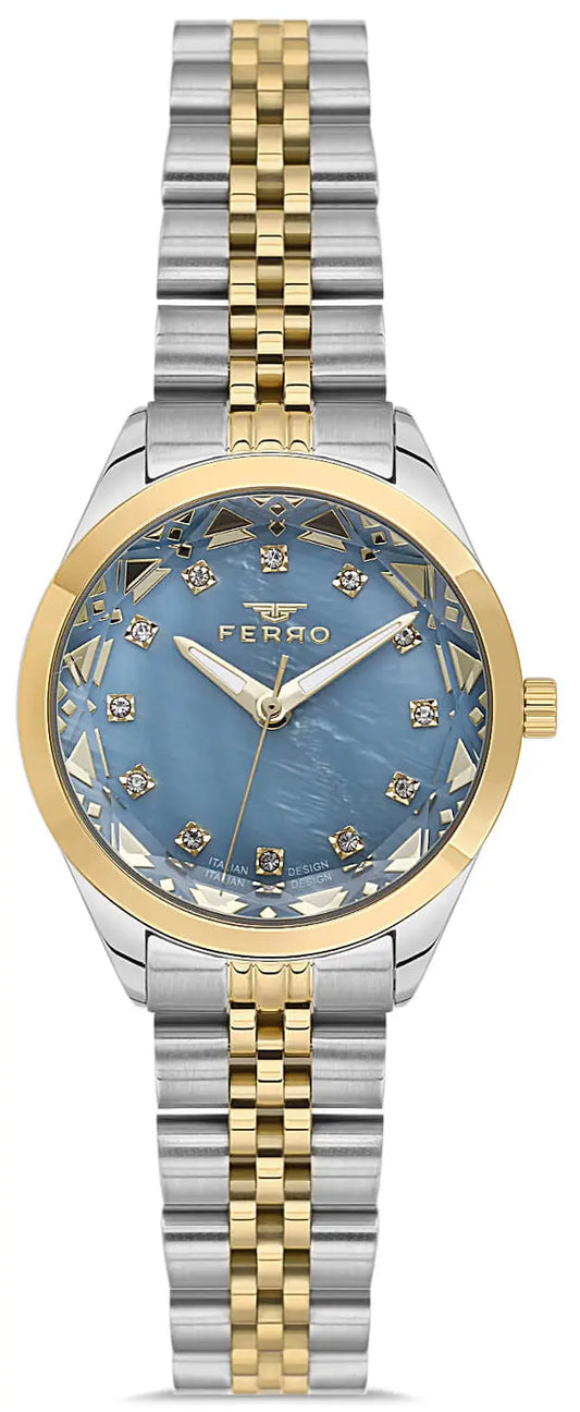 Ferro FL21741AWT-D3 Two Tone Stainless Steel Bracelet