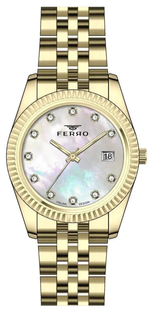 Ferro FL21743AWT-B Gold Stainless Steel Bracelet
