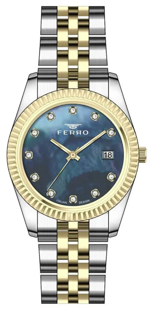 Ferro FL21743AWT-D15 Two Tone Stainless Steel Bracelet