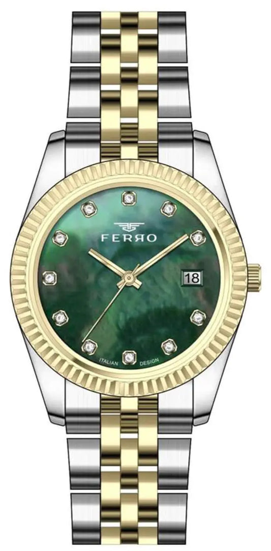 Ferro FL21743AWT-D6 Two Tone Stainless Steel Bracelet