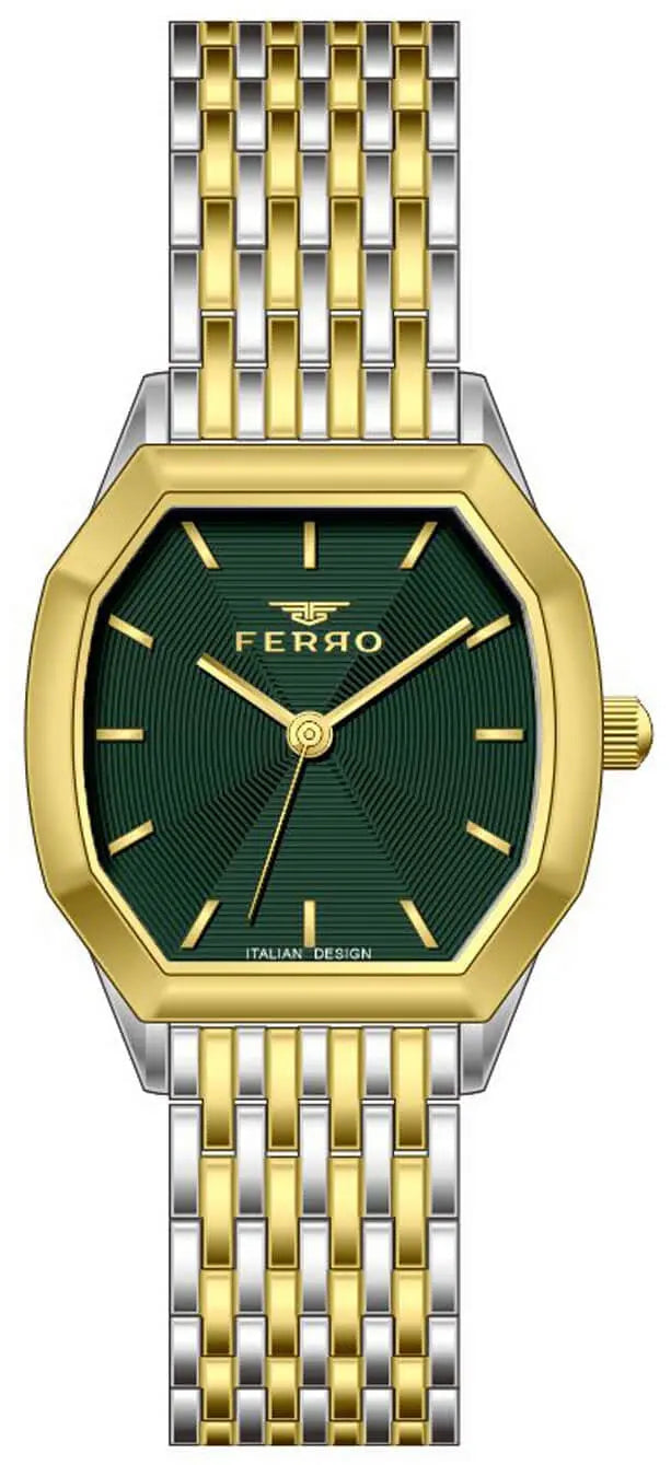 Ferro FL21766AWT-D6 Two Tone Stainless Steel Bracelet