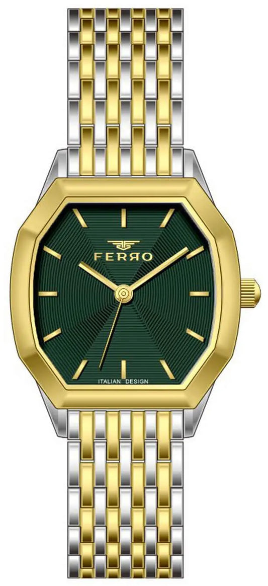 Ferro FL21766AWT-D6 Two Tone Stainless Steel Bracelet