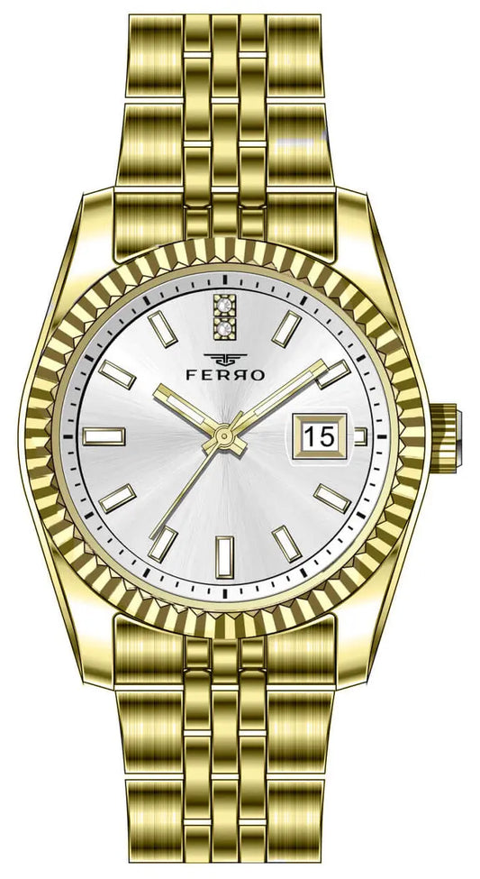 Ferro FL21781AWT-B Gold Stainless Steel Bracelet