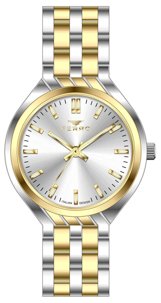 Ferro FL21847A-D Two Tone Stainless Steel Bracelet