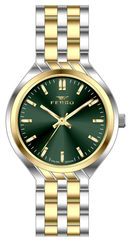 Ferro FL21847A-D6 Two Tone Stainless Steel Bracelet