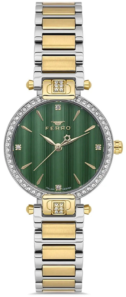 Ferro FL40131A-D6 Two Tone Stainless Steel Bracelet