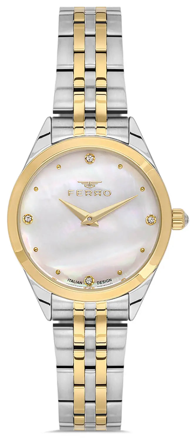 Ferro FL40141A-D Two Tone Stainless Steel Bracelet