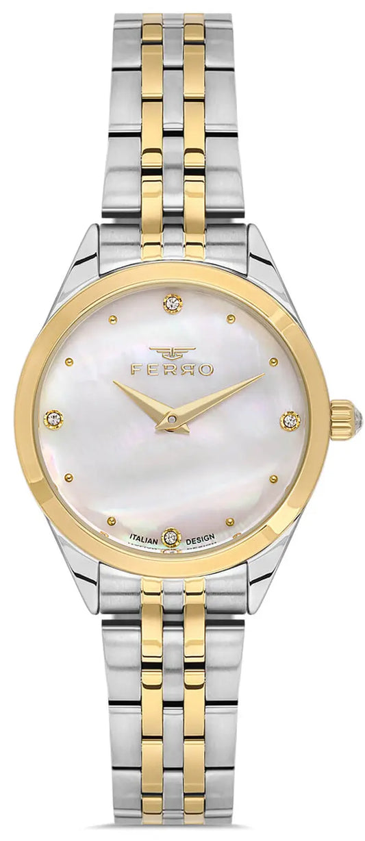 Ferro FL40141A-D Two Tone Stainless Steel Bracelet