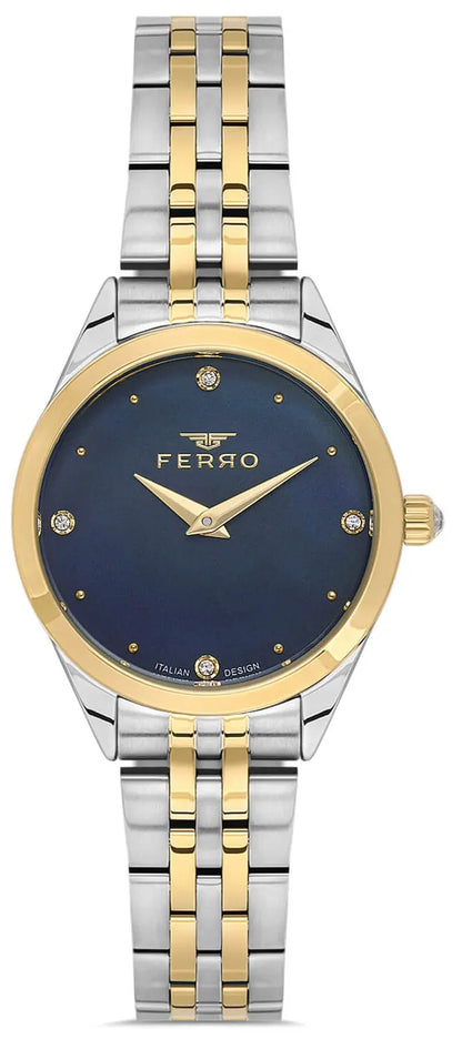 Ferro FL40141A-D3 Two Tone Stainless Steel Bracelet