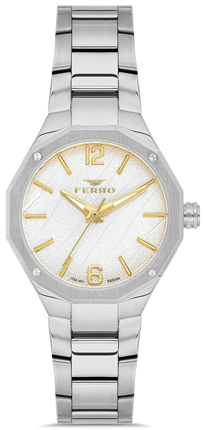 Ferro FL43018A-A Silver Stainless Steel Bracelet