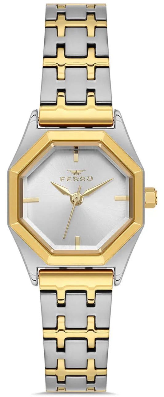 Ferro FL43019A-D Two Tone Stainless Steel Bracelet