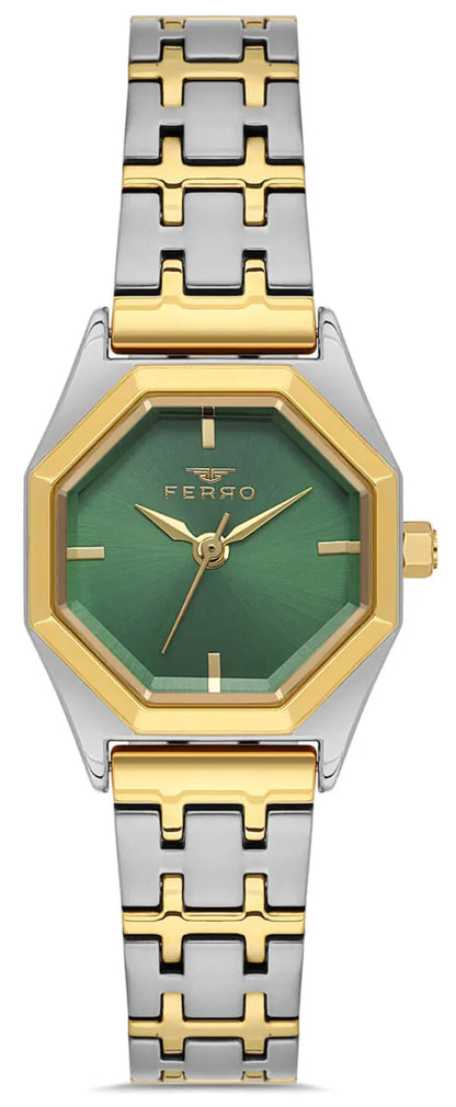 Ferro FL43019A-D6 Two Tone Stainless Steel Bracelet