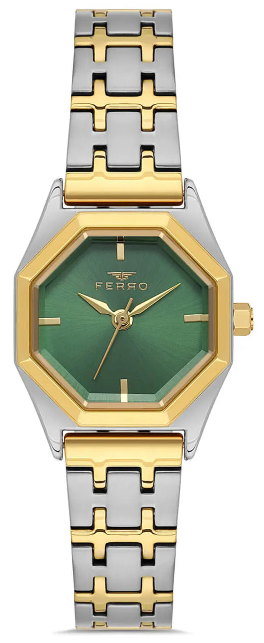 Ferro FL43019A-D6 Two Tone Stainless Steel Bracelet