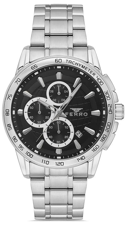 Ferro FM11441AWT-A2 Chronograph Stainless Steel Bracelet