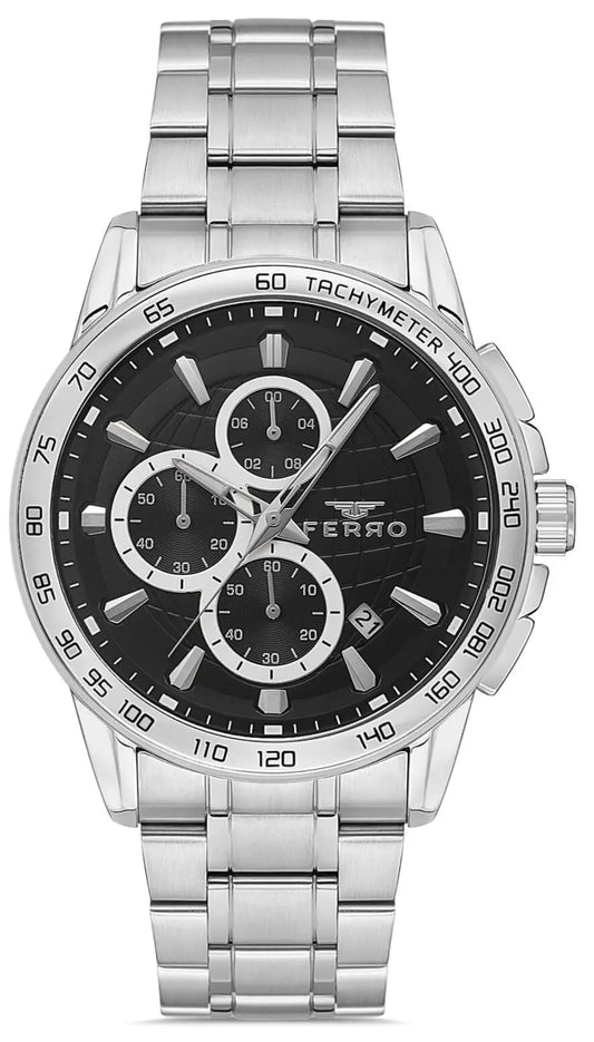 Ferro FM11441AWT-A2 Chronograph Stainless Steel Bracelet