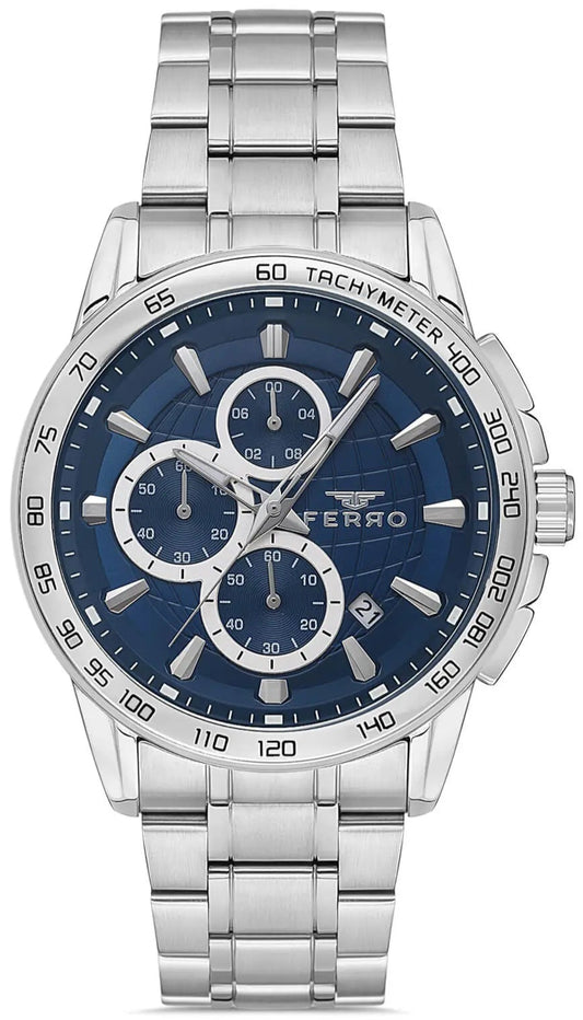 Ferro FM11441AWT-A3 Chronograph Stainless Steel Bracelet