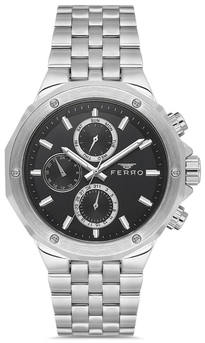 Ferro FM11544AWT-A2 Multifunction Stainless Steel Bracelet