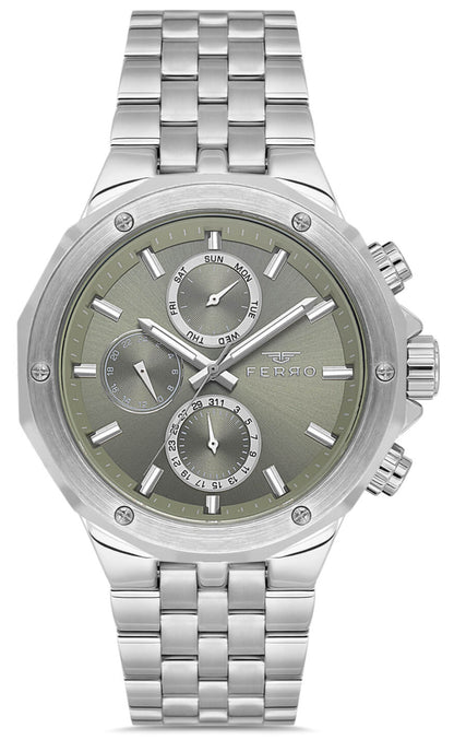 Ferro FM11544AWT-A4 Multifunction Stainless Steel Bracelet