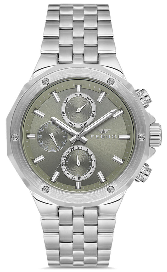 Ferro FM11544AWT-A4 Multifunction Stainless Steel Bracelet