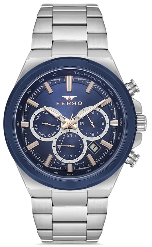Ferro FM11641AWT-L3 Multifunction Stainless Steel Bracelet