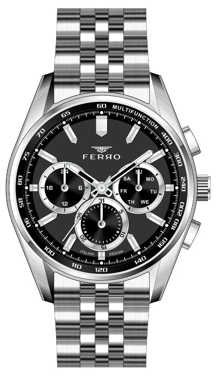 Ferro FM11749AWT-A2 Multifunction Stainless Steel Bracelet
