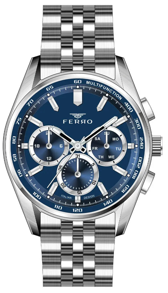Ferro FM11749AWT-A3 Multifunction Stainless Steel Bracelet