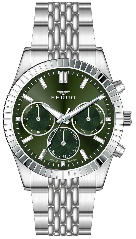 Ferro FM11756AWT-A6 Multifunction Stainless Steel Bracelet