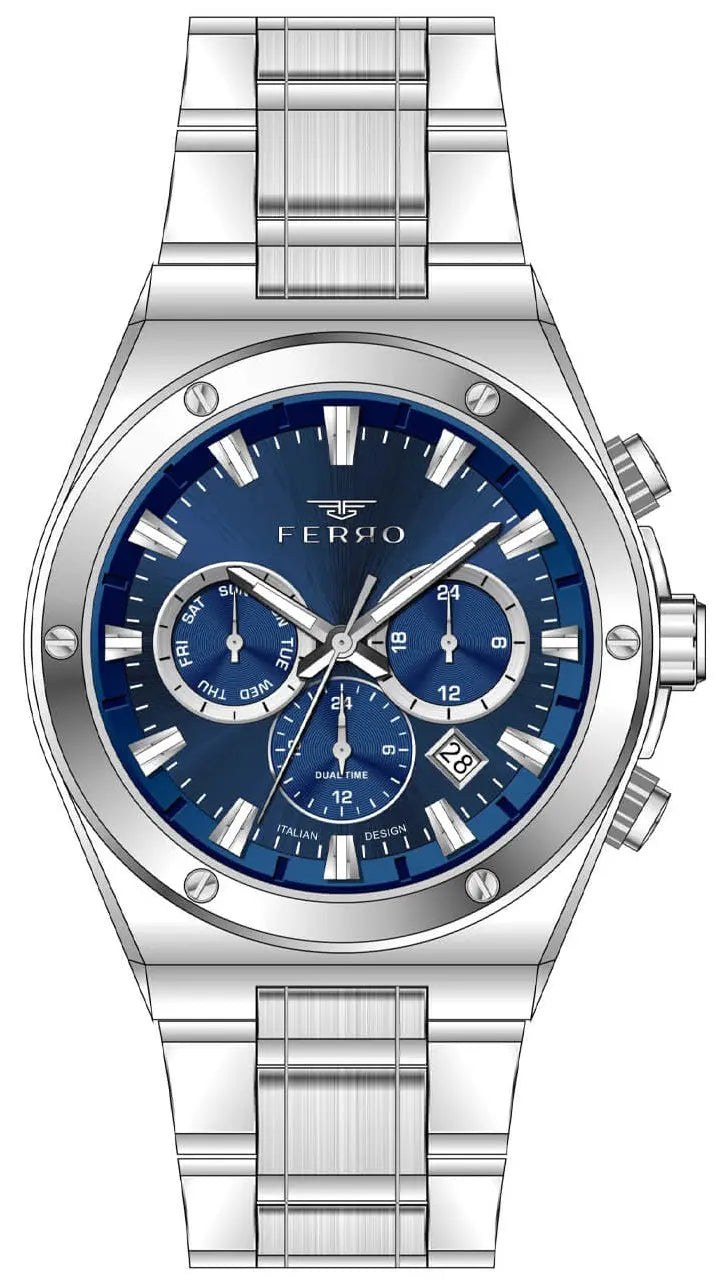 Ferro FM11776A-A3 Multifunction Stainless Steel Bracelet