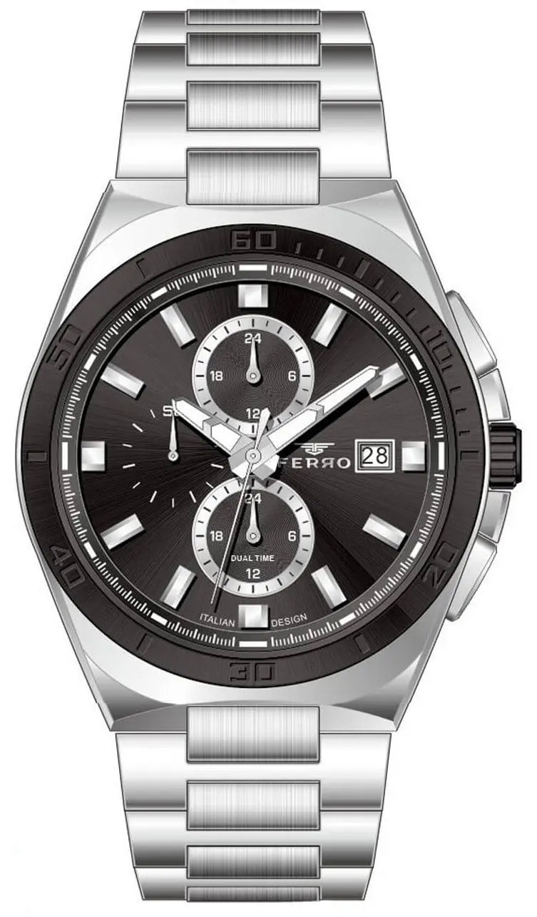 Ferro FM11782AWT-J2 Multifunction Stainless Steel Bracelet