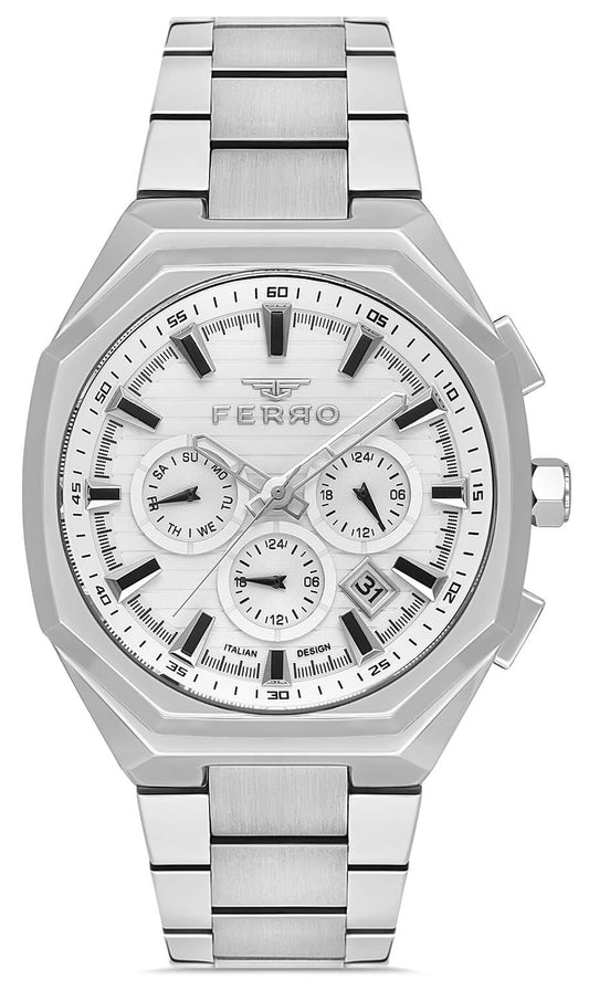 Ferro FM11785AWT-A Silver Stainless Steel Bracelet