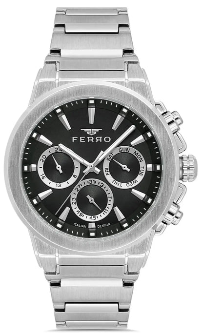 Ferro FM40123A-A2 Multifunction Stainless Steel Bracelet