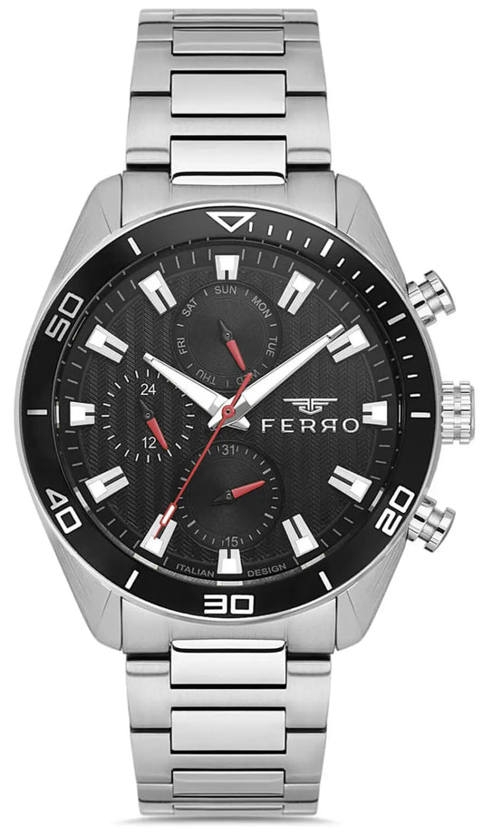 Ferro FM40138A-A2 Multifunction Stainless Steel Bracelet