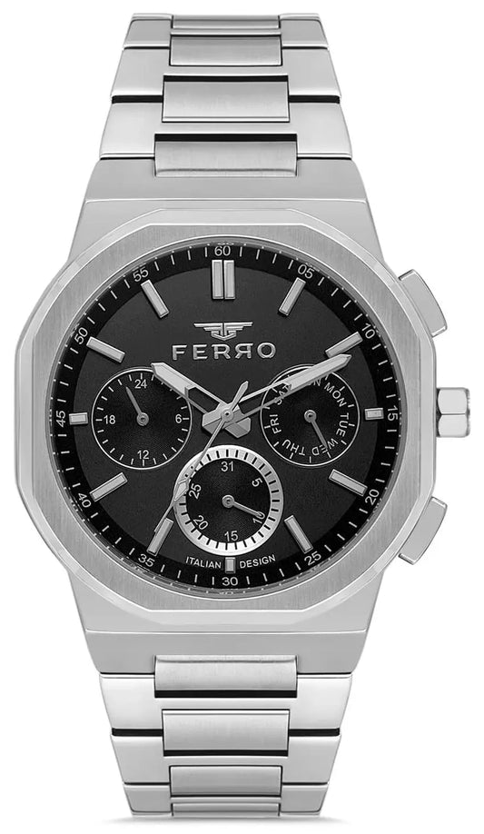 Ferro FM40164A-A2 Multifunction Stainless Steel Bracelet