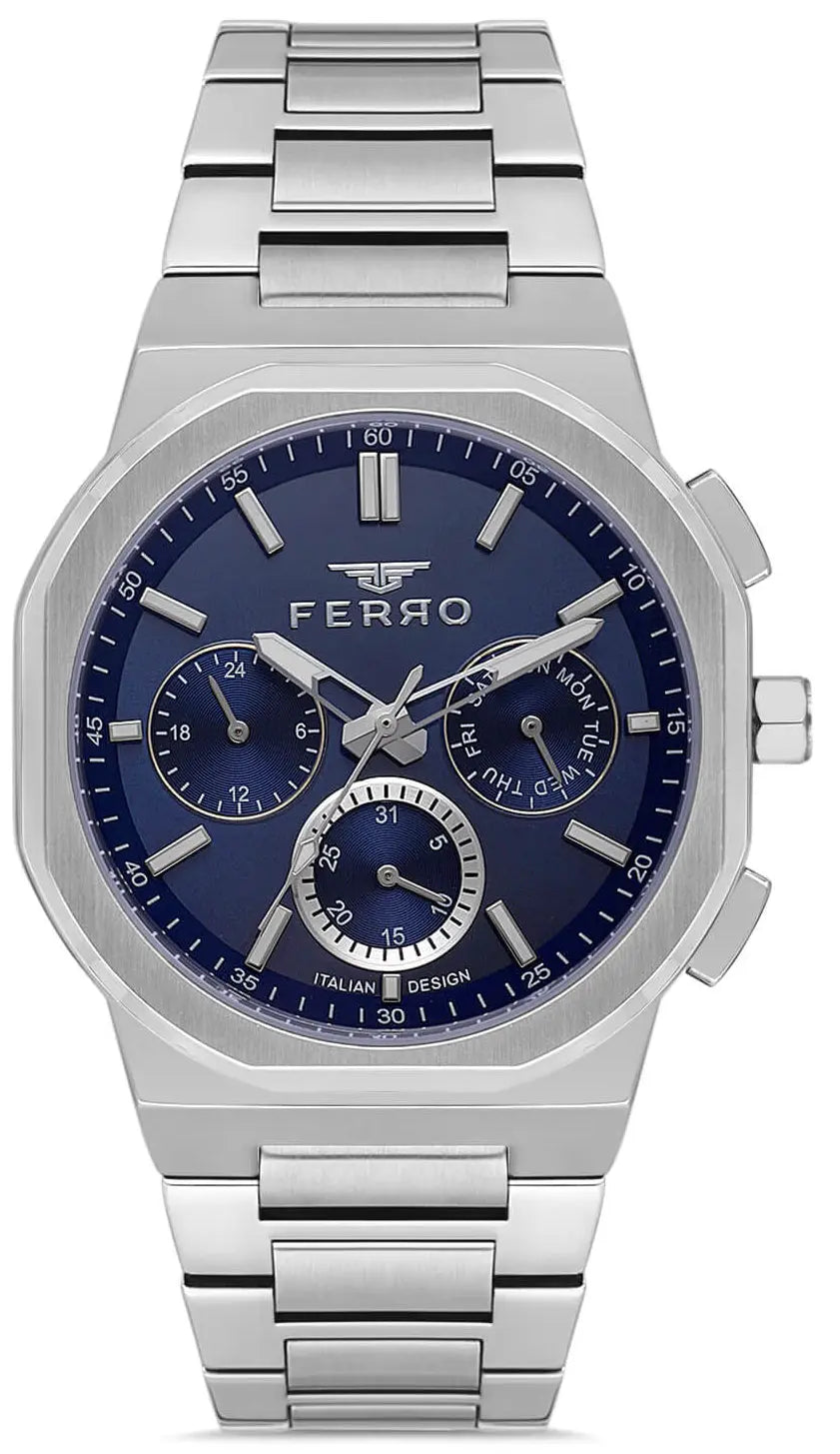 Ferro FM40164A-A3 Multifunction Stainless Steel Bracelet