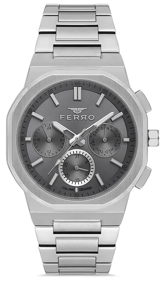 Ferro FM40164A-A4 Multifunction Stainless Steel Bracelet
