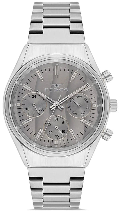 Ferro FM43011A-A4 Multifunction Stainless Steel Bracelet