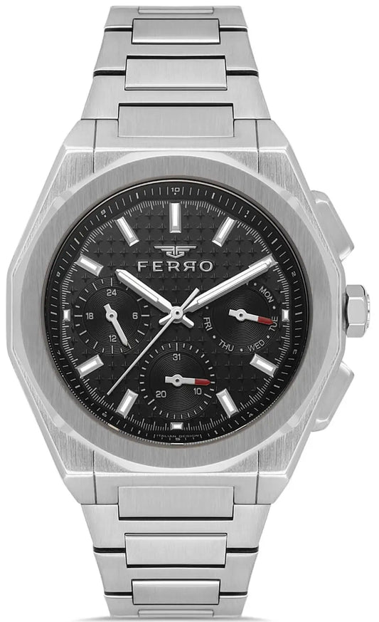 Ferro FM43013A-A2 Multifunction Stainless Steel Bracelet