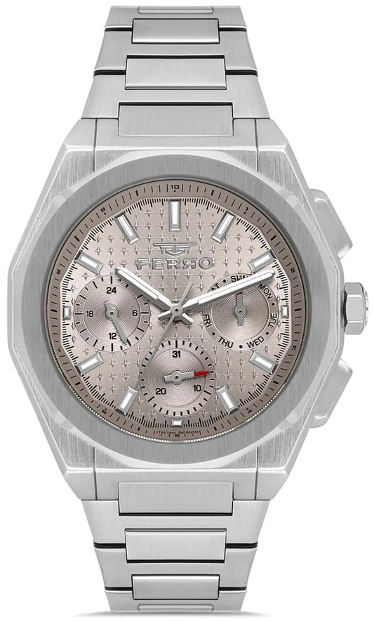 Ferro FM43013A-A4 Multifunction Stainless Steel Bracelet