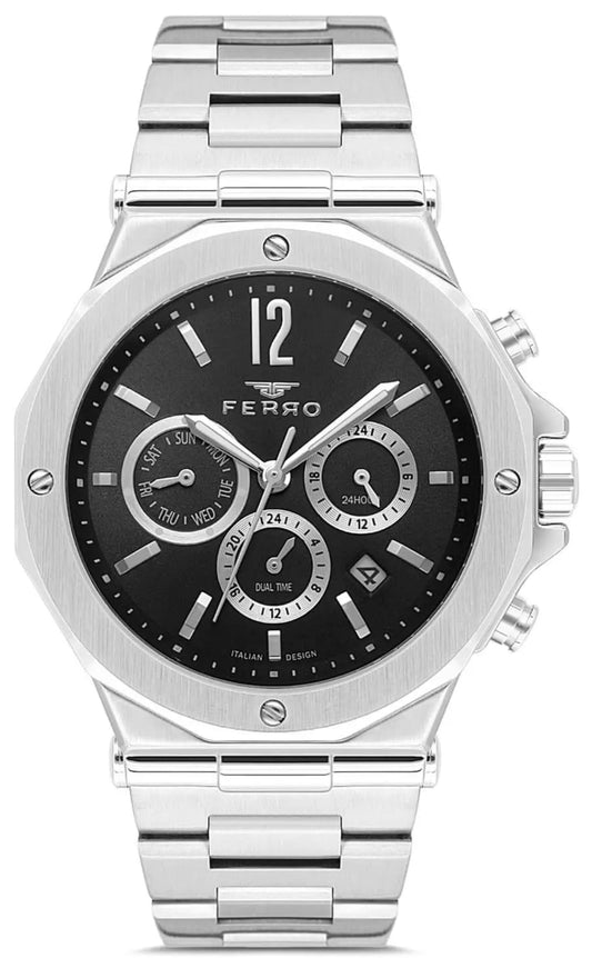 Ferro FM43020A-A2 Multifunction Stainless Steel Bracelet