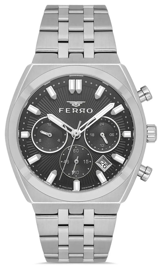 Ferro FM43022A-A2 Multifunction Stainless Steel Bracelet