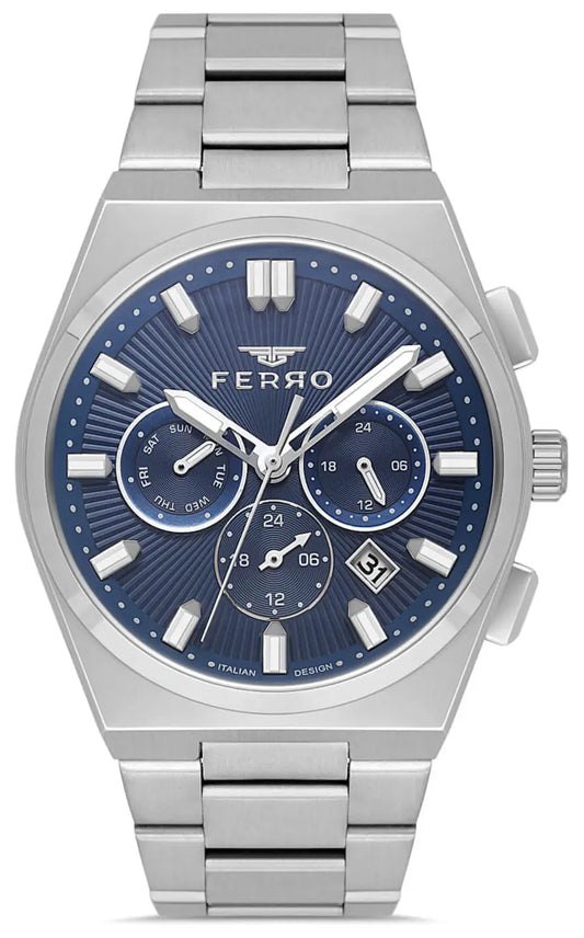 Ferro FM43027A-A3 Multifunction Stainless Steel Bracelet