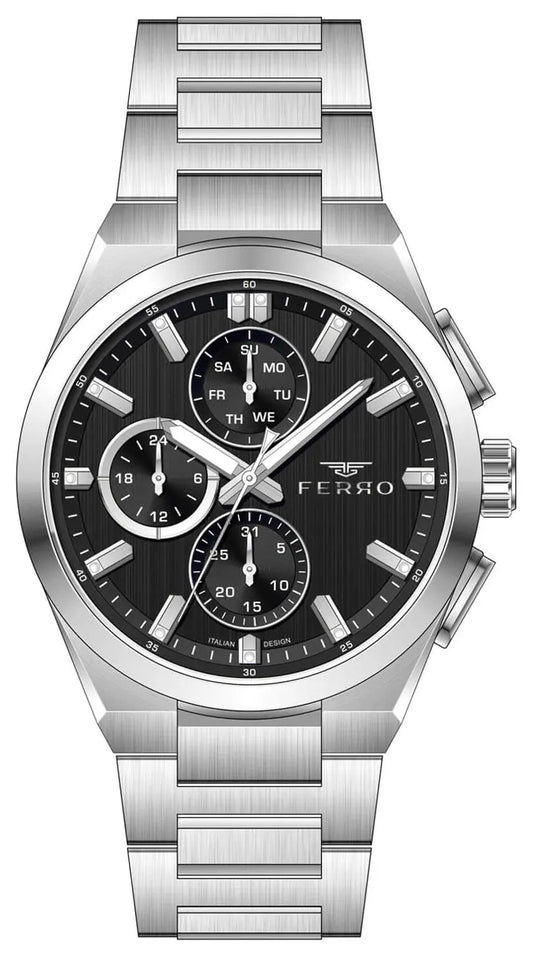 Ferro FM43037A-A2 Multifunction Stainless Steel Bracelet