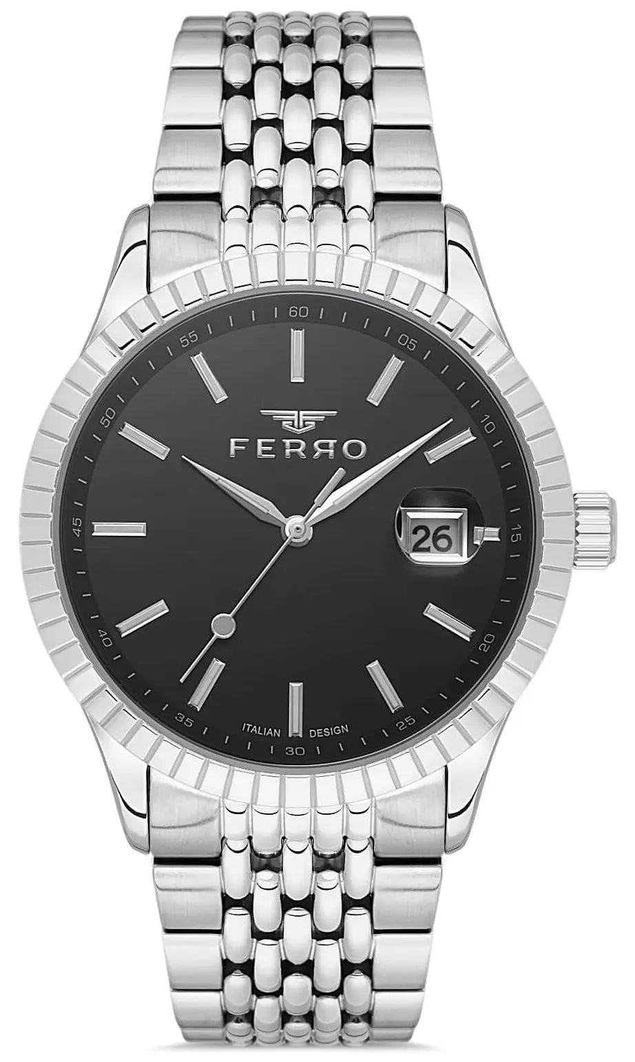Ferro FM43044A-A2 Silver Stainless Steel Bracelet