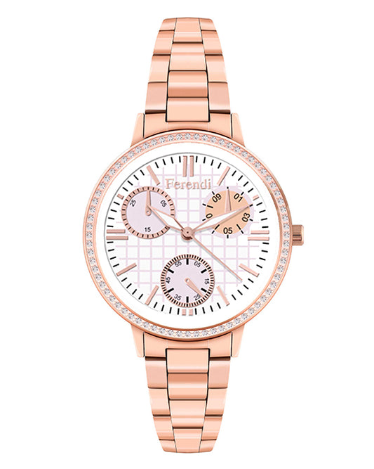 Ferendi FR2601R-208 Comely Rose Gold Stainless Steel Bracelet