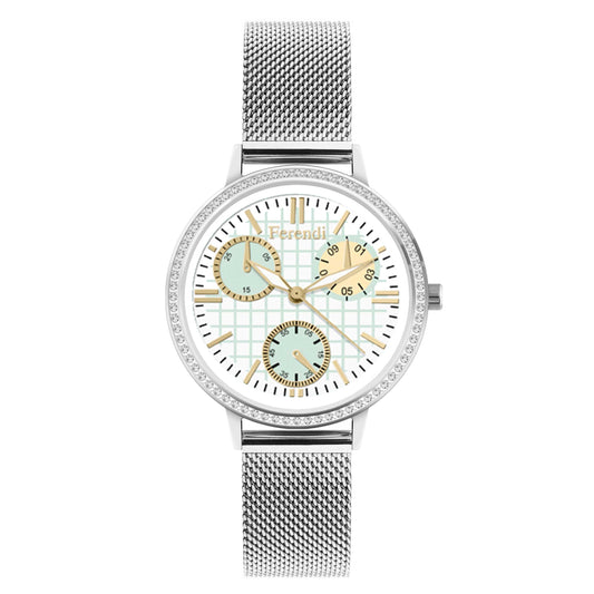 Ferendi FR2601S-111 Comely Silver Mesh Stainless Steel Bracelet