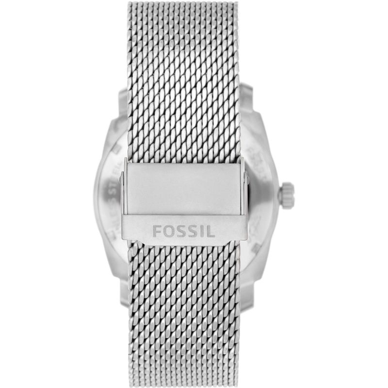 FOSSIL FS6014 Machine Silver Stainless Steel Bracelet